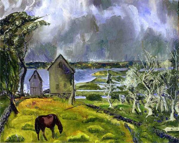 Dead Orchard by George Bellows, hand-painted oil painting reproduction