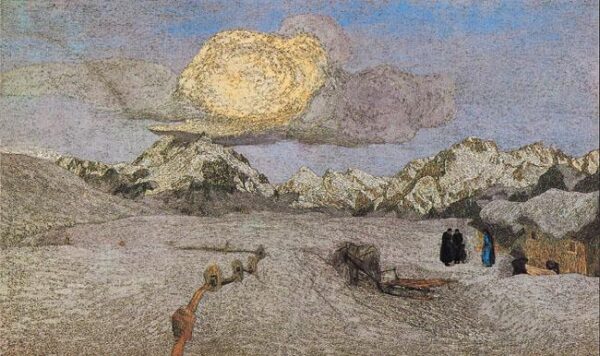 Death by Giovanni Segantini, hand-painted oil painting reproduction