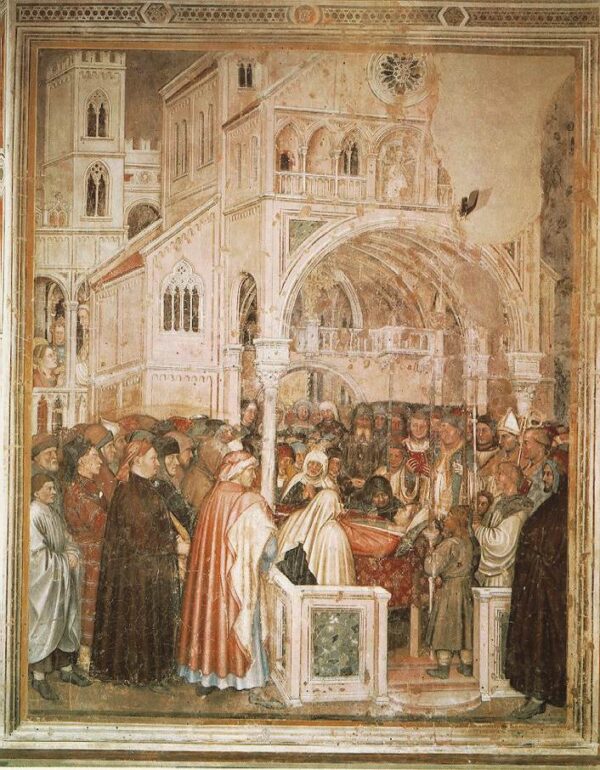 Death of St Lucy by Altichiero da Zevio, hand-painted oil painting reproduction