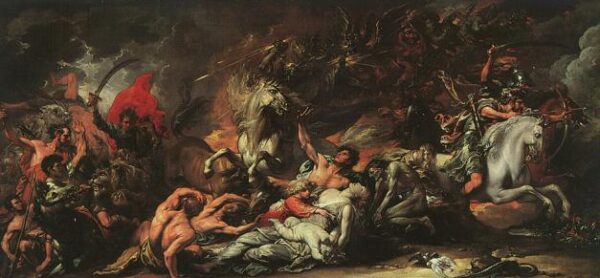 Death on a Pale Horse by Benjamin West, hand-painted oil painting reproduction