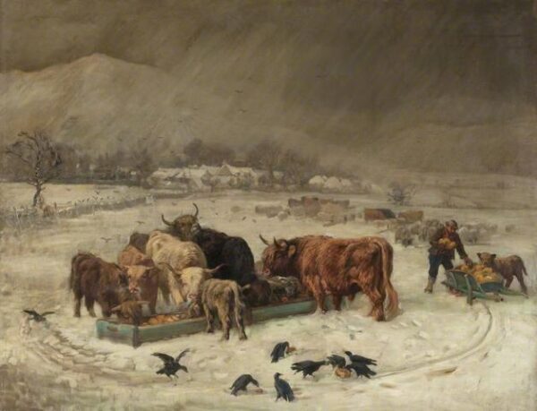 December near Callander by Joseph Denovan Adam, hand-painted oil painting reproduction