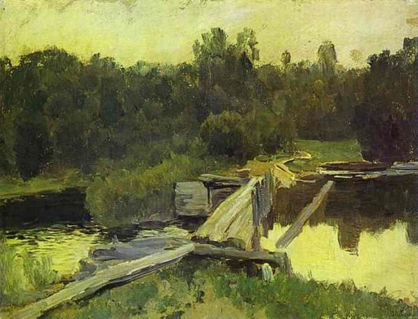 Deep Waters by Isaac Levitan, hand-painted oil painting reproduction