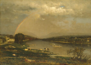 Delaware Water Gap by George Inness, hand-painted oil painting reproduction