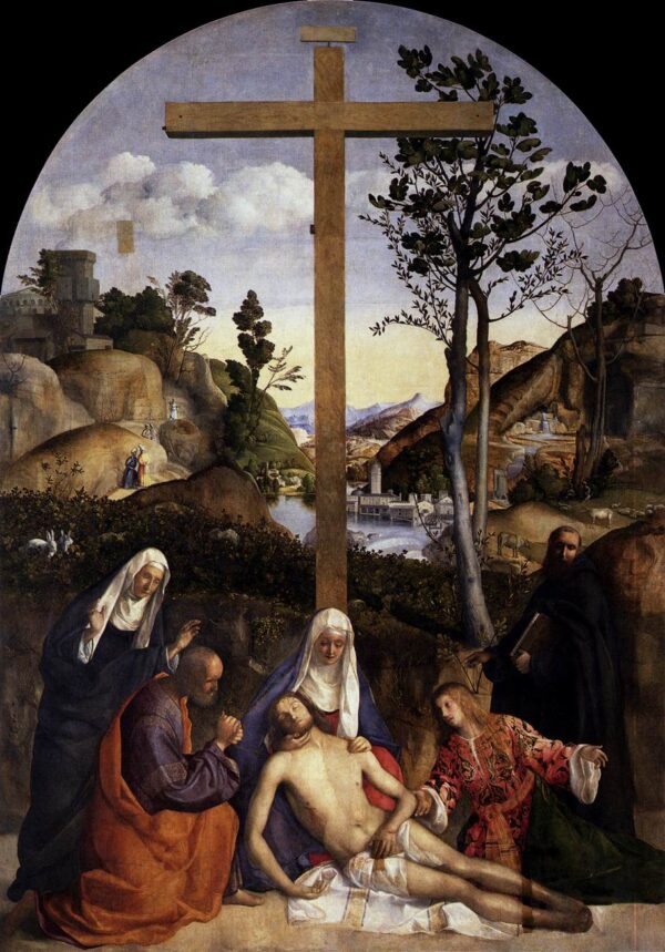 Deposition by Giovanni Bellini, hand-painted oil painting reproduction