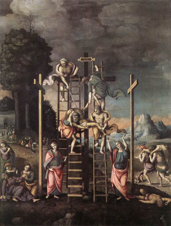 Deposition by Bacchiacca, hand-painted oil painting reproduction