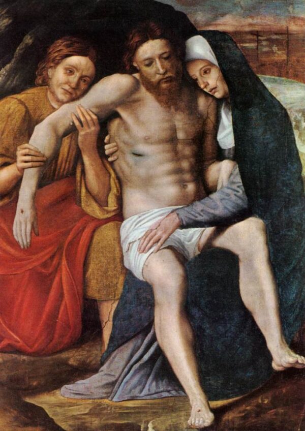Deposition of the Tears by Giovanni Francesco Caroto, hand-painted oil painting reproduction