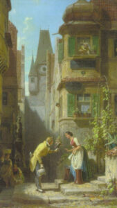 Der Ewige Hochzeiter by Carl Spitzweg, hand-painted oil painting reproduction