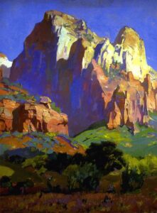Desert Giants Utah by Franz Bischoff, hand-painted oil painting reproduction