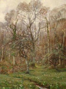 Deserted Orchard by Benjamin Haughton, hand-painted oil painting reproduction