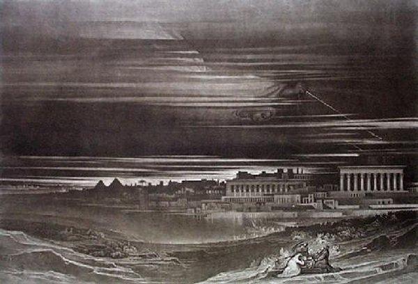 Destroying Angel by John Martin, hand-painted oil reproduction
