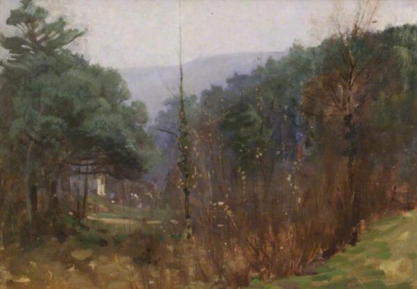Devon Pinewood by Benjamin Haughton, hand-painted oil painting reproduction