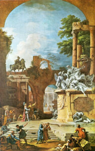 Allegorical Tomb of the Duke of Devonshire by Sebastiano Ricci, hand-painted oil painting reproduction