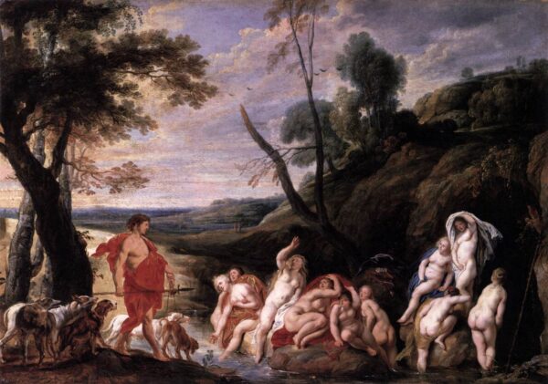Diana and Actaeon by Jacob Jordaens, hand-painted oil painting reproduction