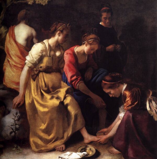 Diana and her Companions by Johannes Vermeer, hand-painted oil painting reproduction