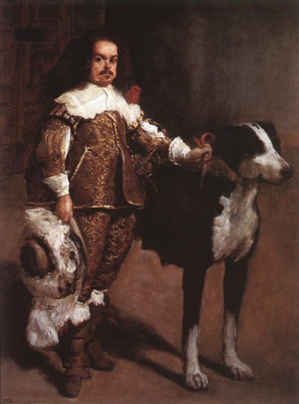 Court Dwarf Don Antonio el Ingles by Diego Velázquez, hand-painted oil painting reproduction