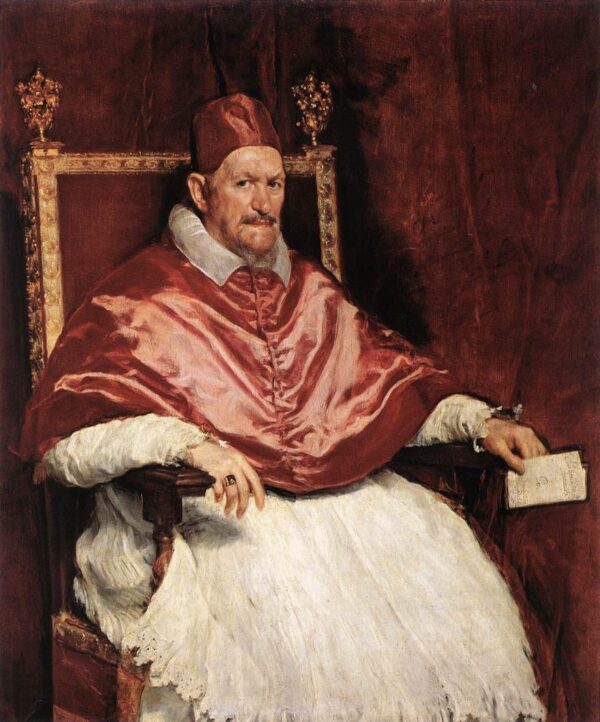 Portrait of Innocent X by Diego Velázquez, hand-painted oil painting reproduction