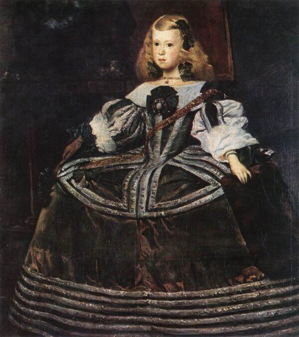 Portrait of the Infanta Margarita by Diego Velázquez, hand-painted oil painting reproduction