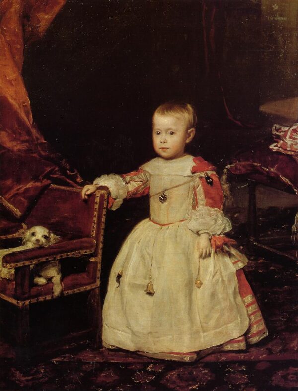 Prince Felipe Prospero by Diego Velázquez, hand-painted oil painting reproduction