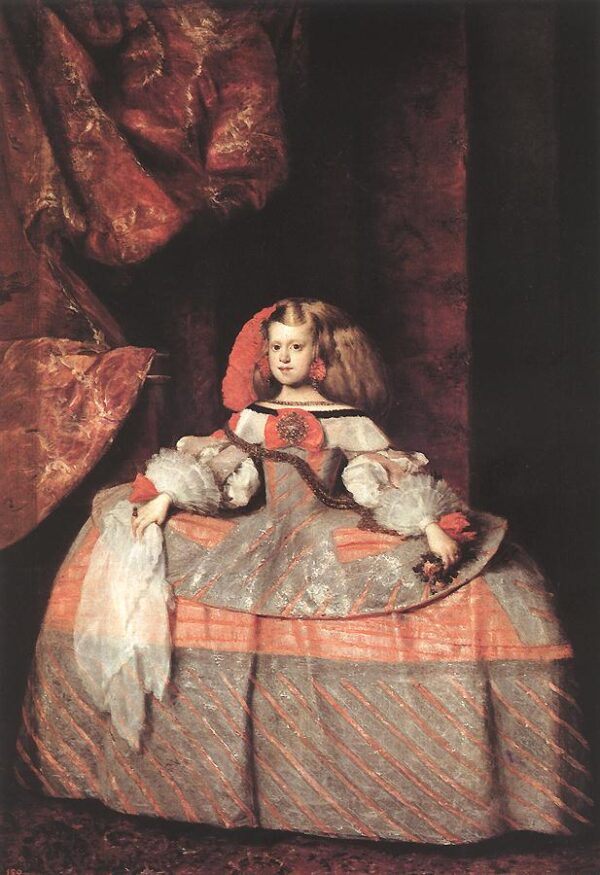 The Infanta Don Margarita de Austria by Diego Velázquez, hand-painted oil painting reproduction