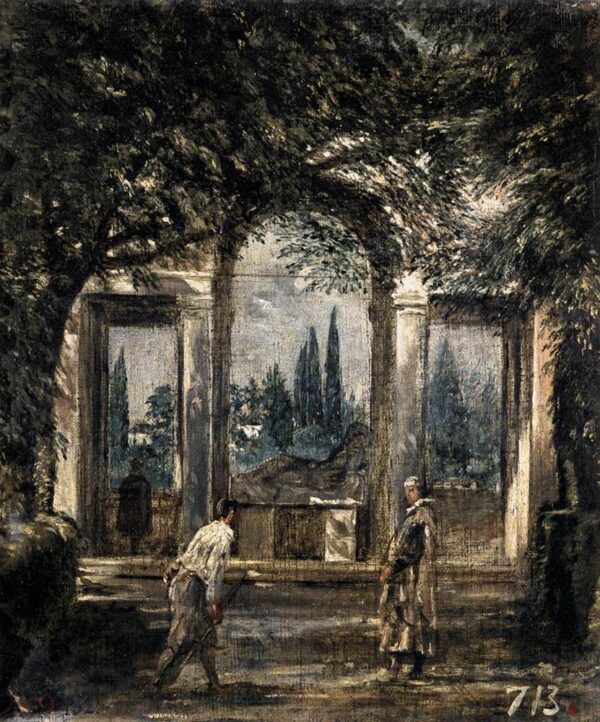 Villa Medici Pavillion of Ariadne by Diego Velázquez, hand-painted oil painting reproduction