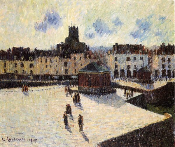 Dieppe by Gustave Loiseau, hand-painted oil painting reproduction