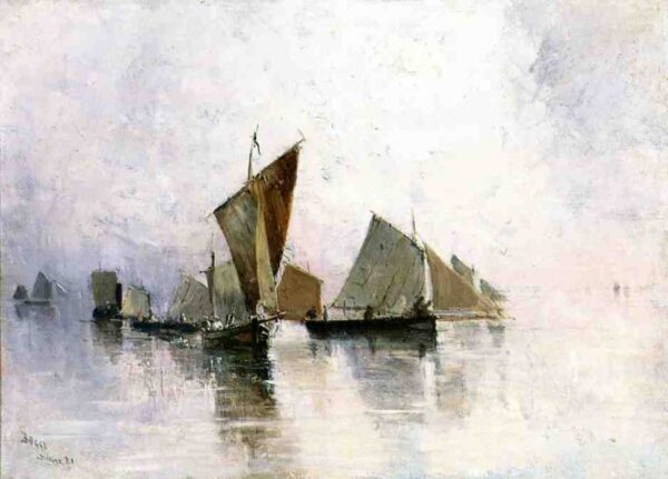 Dieppe by Frank Myers Boggs, hand-painted oil painting reproduction