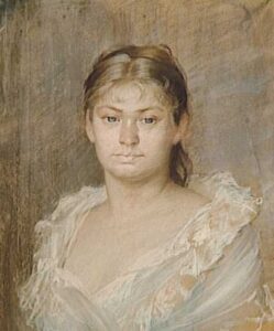 Dina by Marie Bashkirtseff, hand-painted oil painting reproduction