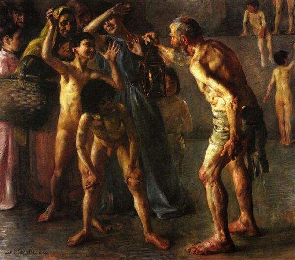 Diogenes by Lovis Corinth, hand-painted oil painting reproduction