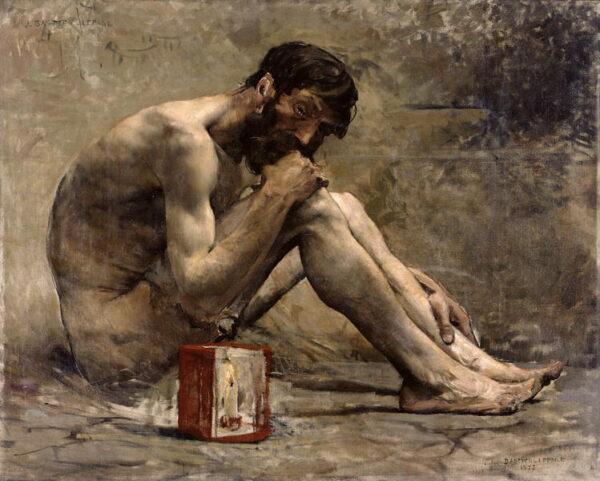 Diogenes by Jules Bastien-Lepage, hand-painted oil painting reproduction