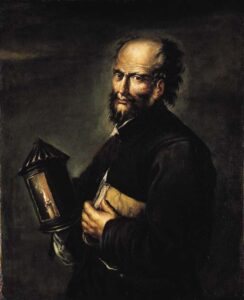 Diogenes Searching for an Honest Man by Salvator Rosa, hand-painted oil painting reproduction