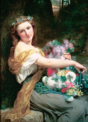 Dionysia by Pierre Auguste Cot, hand-painted oil reproduction