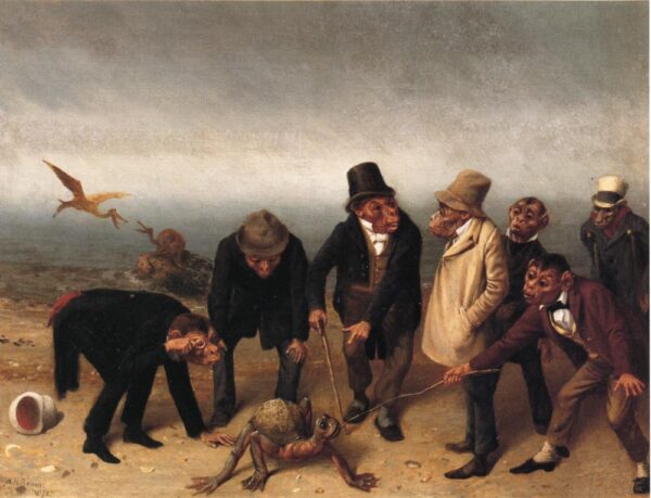 Discovery of Adam by William Holbrook Beard, hand-painted oil painting reproduction