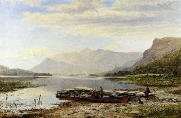 Derwentwater From Ladore, Morning, With Skiddaw In The Distance by Benjamin Williams Leader, hand-painted oil painting reproduction