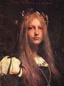 Diva Vittoria Colonna by Jules Joseph Lefebvre, hand-painted oil painting reproduction