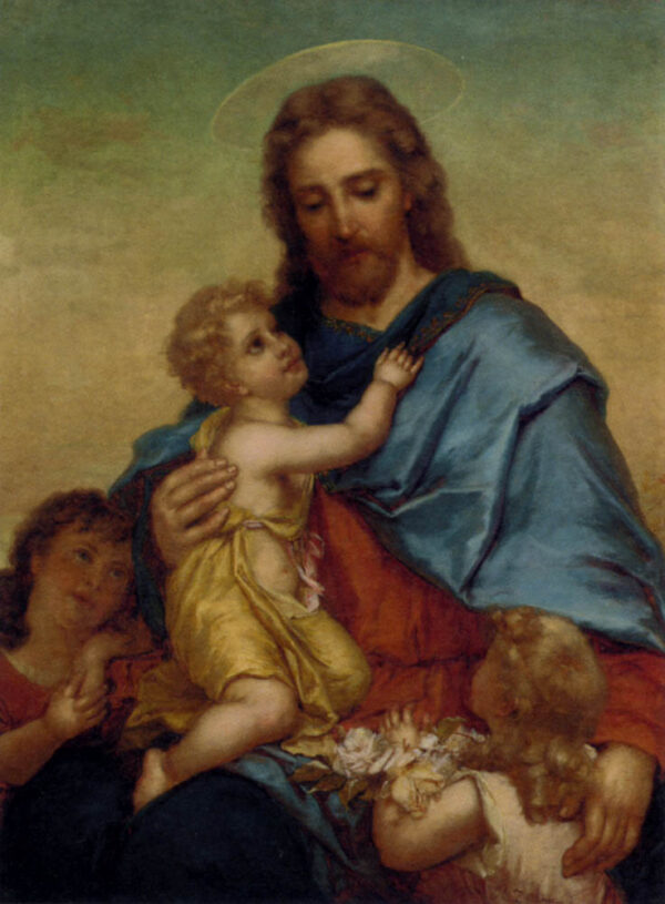 Divinity and Innocence by Hans Zatzka, hand-painted oil reproduction