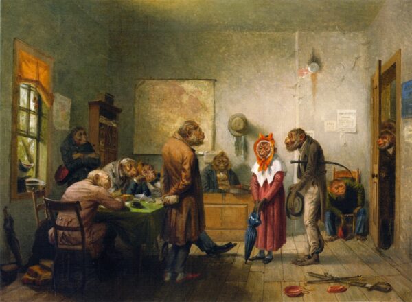 Divorce by William Holbrook Beard, hand-painted oil painting reproduction