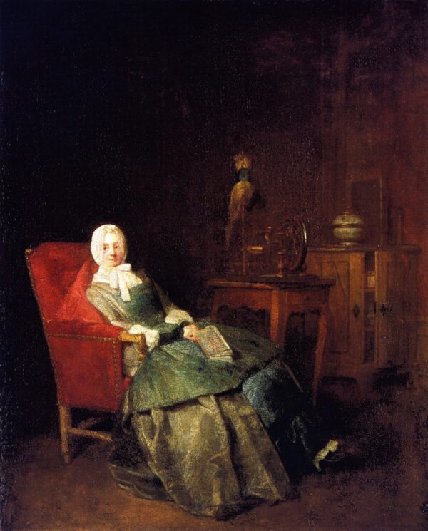 Domestic Pleasures by Jean-Baptiste-Siméon Chardin, hand-painted oil painting reproduction