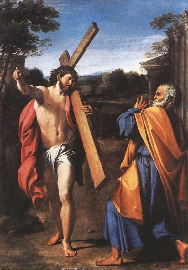 Domine Quo Vadis by Annibale Carracci, hand-painted oil painting reproduction
