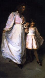 Dorothea and Francesca by Cecilia Beaux, hand-painted oil painting reproduction