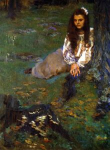 Dorothea in the Woods by Cecilia Beaux, hand-painted oil painting reproduction