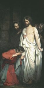 Doubting Thomas by Carl Heinrich Bloch, hand-painted oil painting reproduction