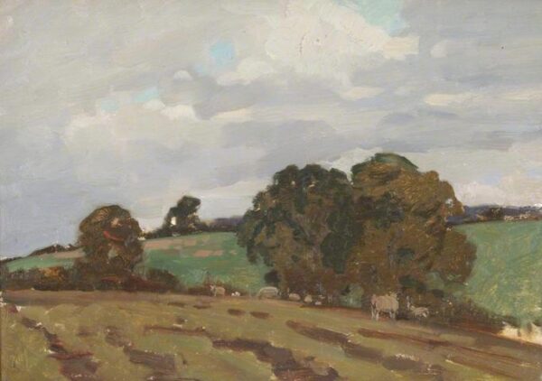 Downland by Benjamin Haughton, hand-painted oil painting reproduction