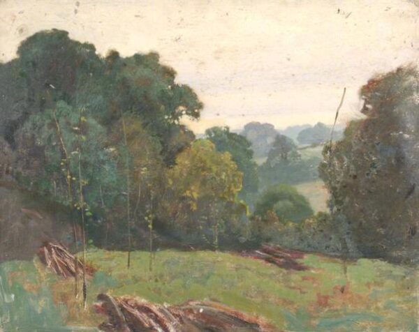 Downland V by Benjamin Haughton, hand-painted oil painting reproduction