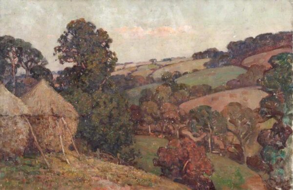 Downland VII by Benjamin Haughton, hand-painted oil painting reproduction