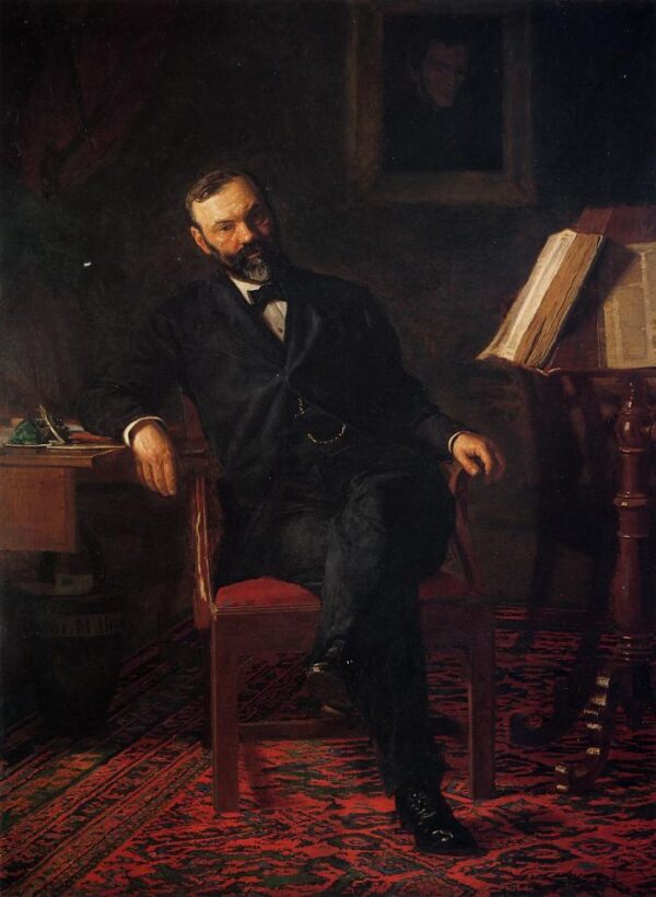 Dr. John H. Brinton by Thomas Eakins, hand-painted oil painting reproduction