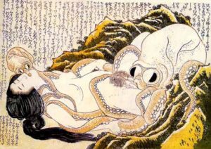 Dream of the Fisherman’s Wife by Katsushika Hokusai, hand-painted oil painting reproduction