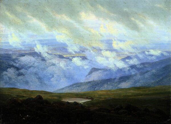 Drifting Clouds by Caspar David Friedrich, hand-painted oil painting reproduction