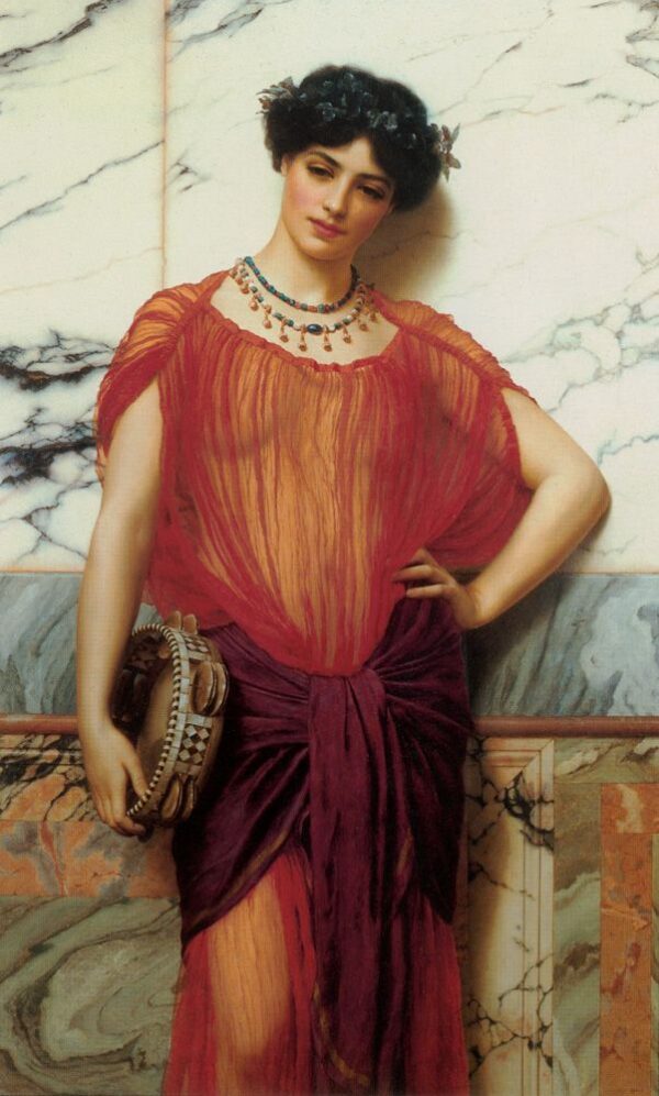 Drusilla by John William Godward, hand-painted oil painting reproduction