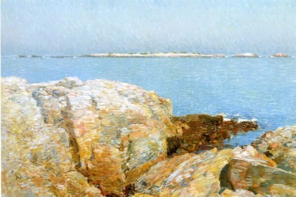 Duck Island by Frederick Childe Hassam, hand-painted oil painting reproduction