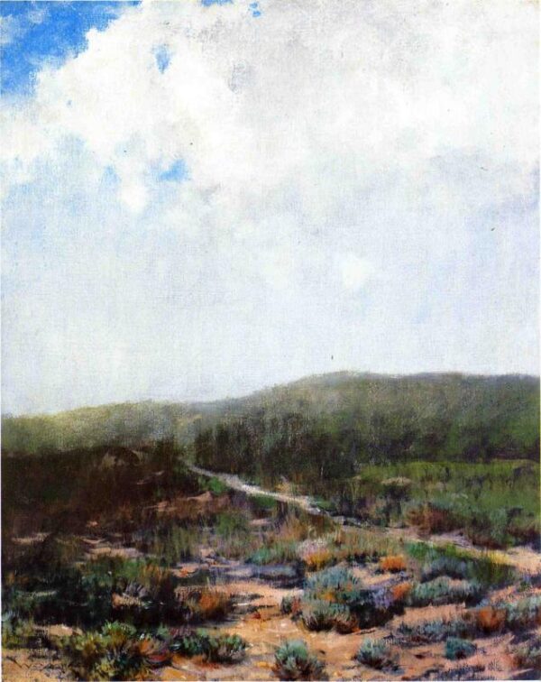 Dunes at Shinnecock by William Merritt Chase, hand-painted oil reproduction